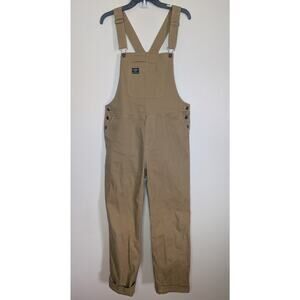 Wildfang The Essential Workwear Utility Overall in Walnut Khaki, Size Medium